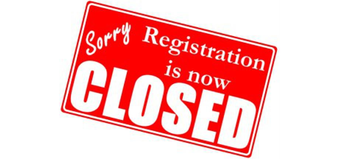 2024 Spring Registration is now CLOSED!